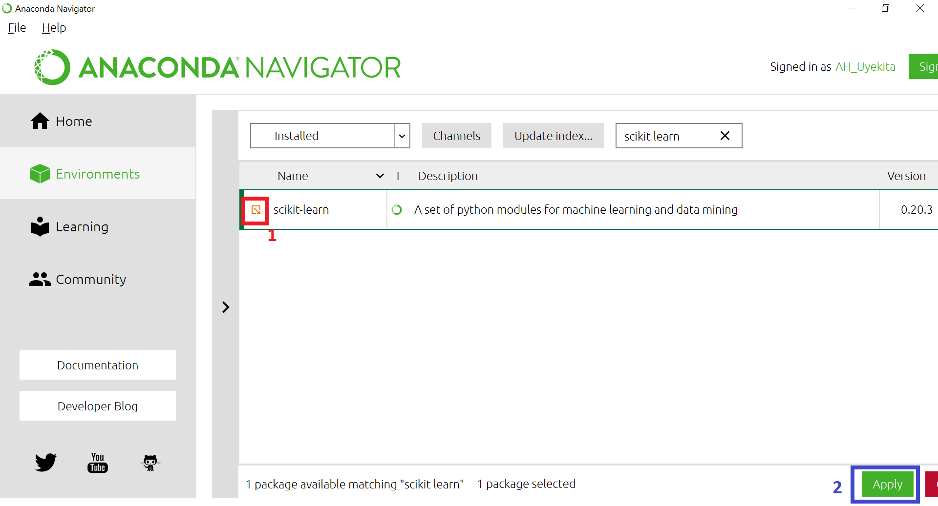 Figura 9 - Downgrade Apply.